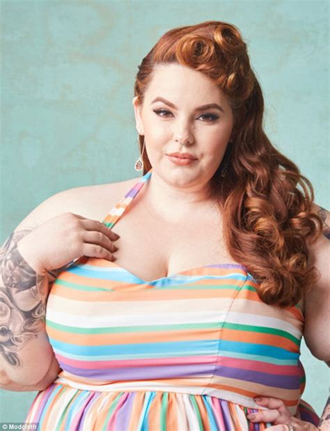 size 22 tess holliday stars in swimwear campaign daily mail online