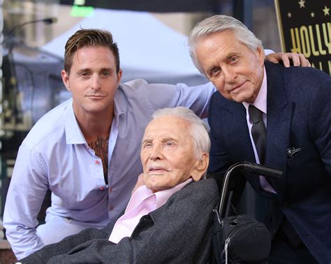 Michael Douglas Father Kirk 101 Supported Him At His Walk Of Fame