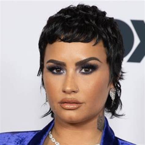 See Demi Lovatos Epic New Head Tattoo E Online