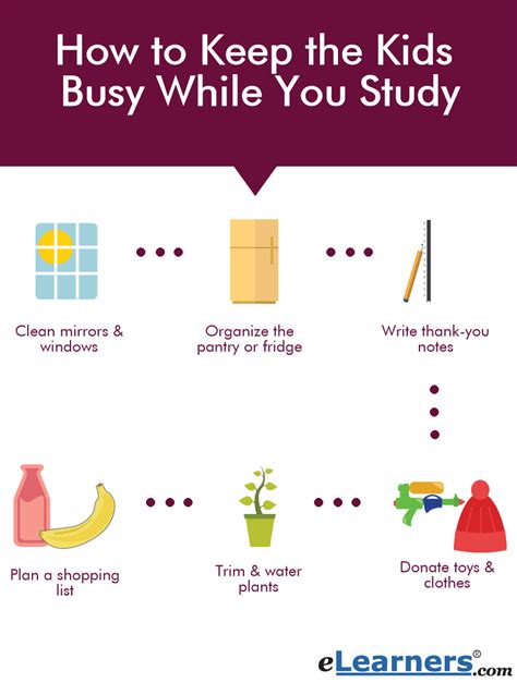 10 Ways To Keep The Kids Busy While You Study Get Them Busy
