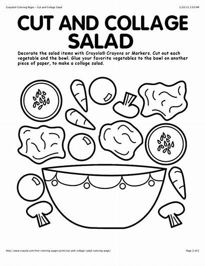 Nutrition Preschool Activity Salad Foods Busy Keep