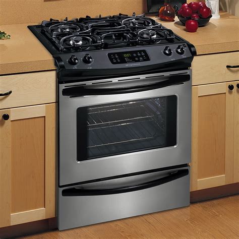 Frigidaire® 30 Inch Slide In Gas Range Color Stainless At