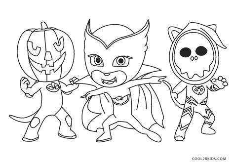Top Pj Masks Coloring Pages Pj Masks Coloring Pages Halloween My Xxx