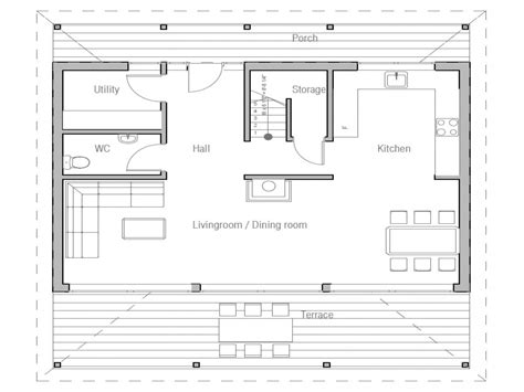 Small Open Concept House Plans Simple Floor Lrg About