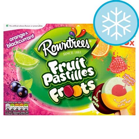 Rowntrees Fruit Pastille Froots Lollies 6x60ml Tesco Groceries
