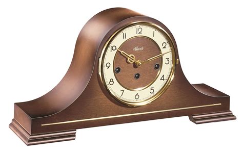 18 Amelia Classic Oak Elegant Cherry Quartz Hermle Mantel Clock