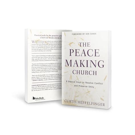The Peacemaking Church 8 Biblical Keys To Resolve Conflict And Preser