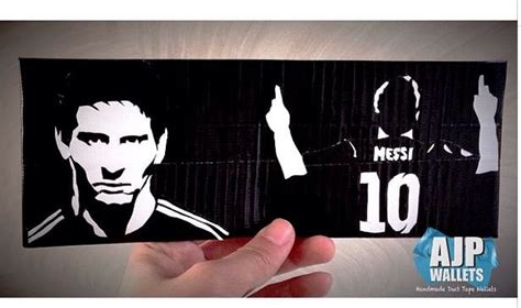 Lionel Messi Duct Tape Wallet