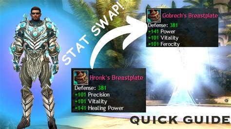 How To Change The Stats On Ascended Gear In GW2 Quick And Easy