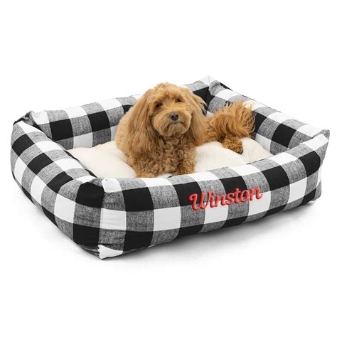 Personalized Dog Bed Dog Bed Custom Dog Bed Washable Dog Etsy