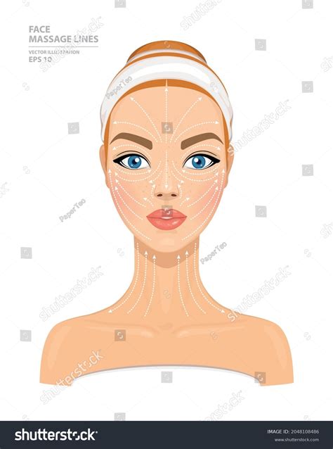 How Do Lymphatic Drainage Massage Guasha Stock Vector Royalty Free 2048108486 Shutterstock