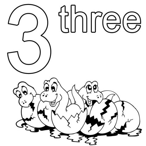 Ausmalbild zahlen kostenlos ausdrucken bilder zum ausmalen & die besten malvorlagen gratis online downloaden. Kostenlose Malvorlage Englisch lernen: three zum Ausmalen