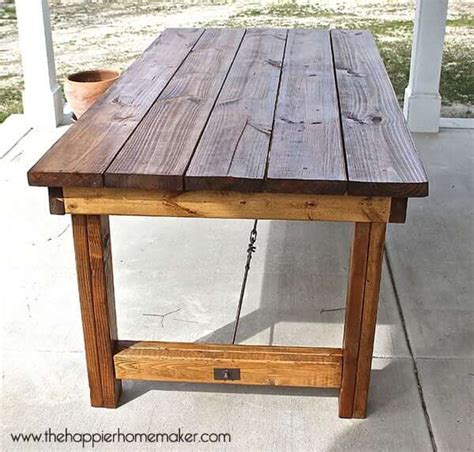 25 Brilliant Diy Outdoor Dining Table Ideas And Projects