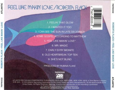 Roberta Flack Feel Like Makin Love 1992