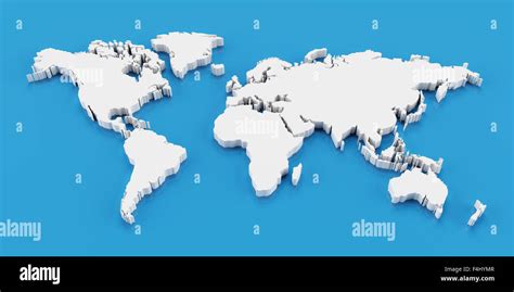 3d World Map Model