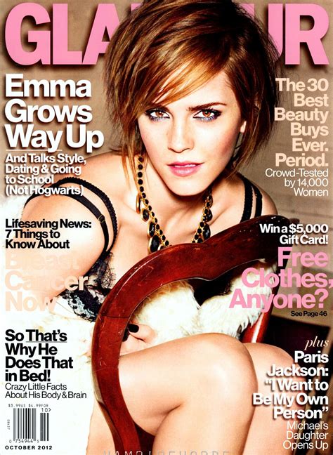Emma Watson Glamour Magazine US October 2013 Issue