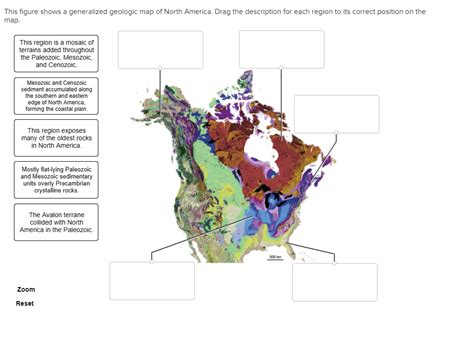 Solved This Figure Shows A Generalized Geologic Map Of North
