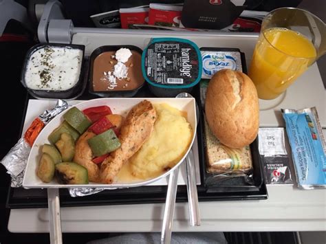 Turkish Airlines Inflight Meal Istanbul Malaga Havayolu