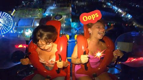 Slingshot Ride Oops Moments Compilation Funny Ride Youtube