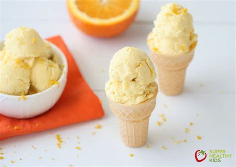 Homemade Orange Creamsicle Ice Cream Recipe Frozen Desserts Frozen