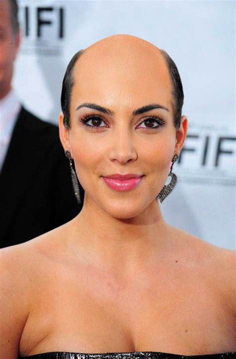 Images Of Female Celebrities Depicting If They Were Going Bald Wow
