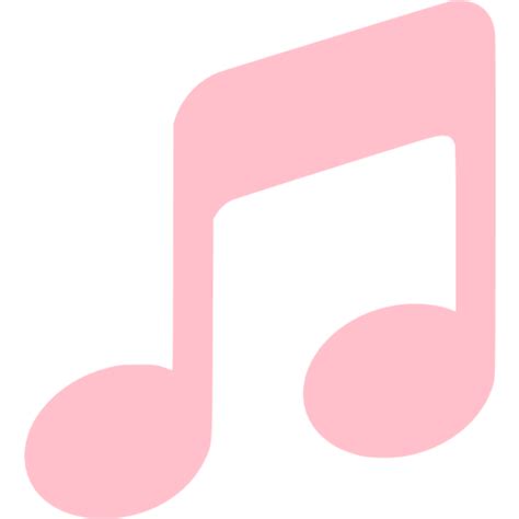 Pink Note Icon Free Pink Music Icons