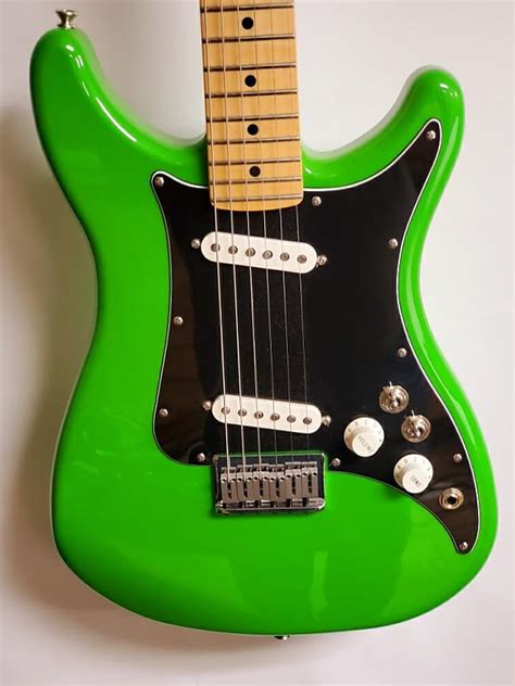 Fender Player Lead Ii Neon Green Bl Custom Guitars Reverb