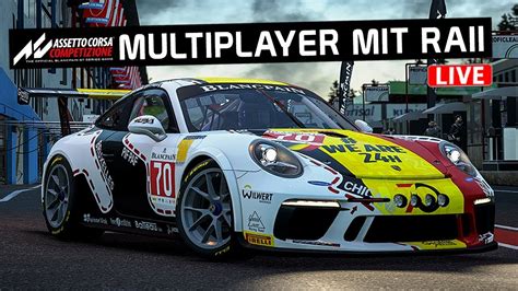 Multiplayer Mit RAii LIVE Assetto Corsa Competizione German Gameplay