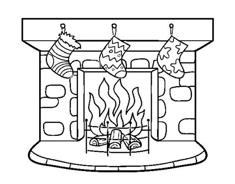 Our online collection of easy and adult coloring pages feature the. Christmas chimney coloring page - Coloringcrew.com