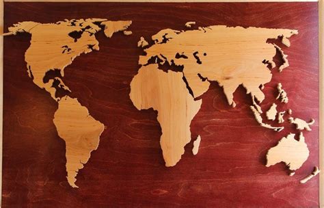 Wall World Map Map Panno Dxf File For Laser Cut And Cnc Etsy