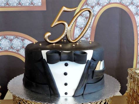 Black And Gold Tuxedo Birthday Party Ideas Photo 5 Of 39 Gold