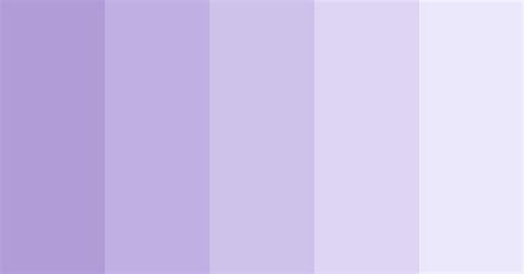 Light Purple Gradient Color Scheme Lavender