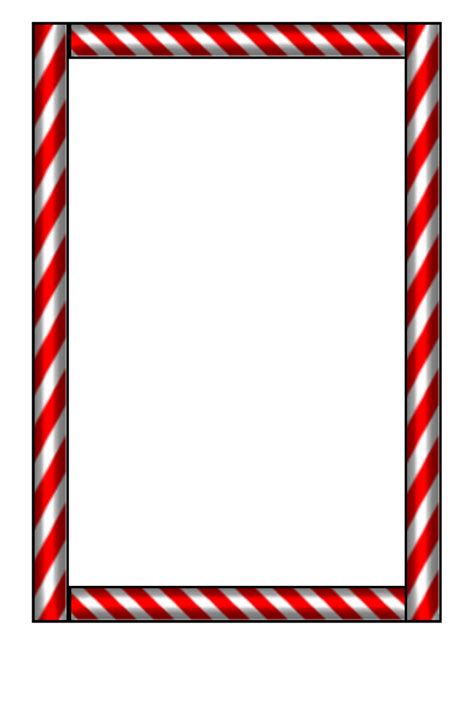 Christmas Candy Cane Border Clip Art