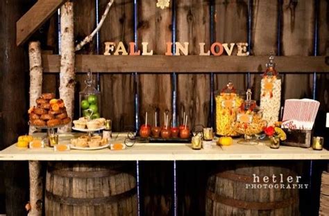 Autumn Inspired Wedding Dessert Tables Fall Wedding Desserts Fall
