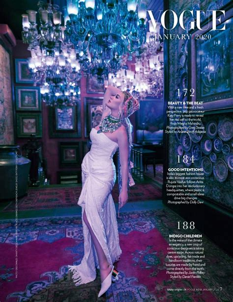 Katy Perry Vogue India January 2020 Issue • Celebmafia