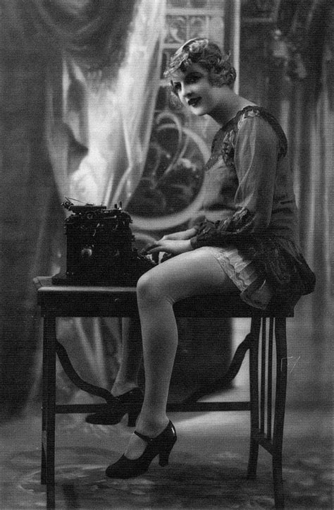Portraits Of Naughty Typewriters From The 1920s ~ Vintage Everyday