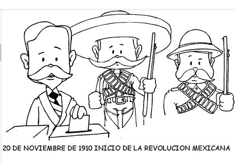 Dibujos De Revolución Mexicana 6 Para Colorear Para Colorear Pintar E