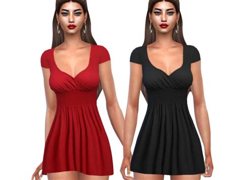 Short Sleeve Summer Dresses By Saliwa At Tsr Sims 4 Updates