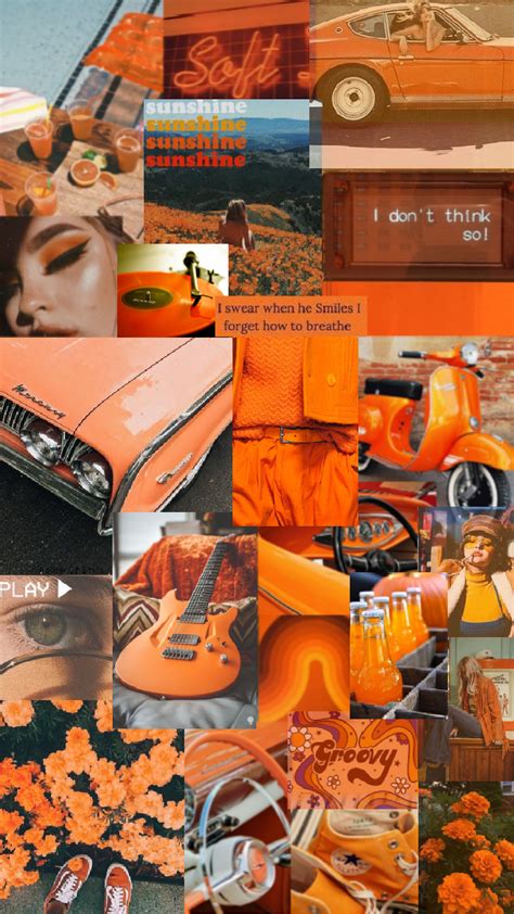 Orange Aesthetic wallpaper in 2020 | Orange aesthetic, Wallpaper, Aesthetic wallpapers