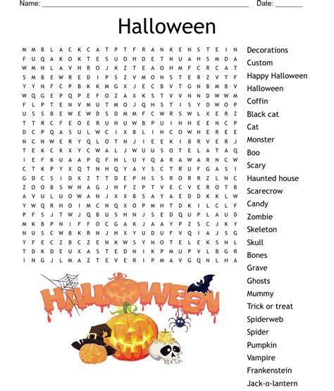 Similar To Christian Halloween Word Search Wordmint