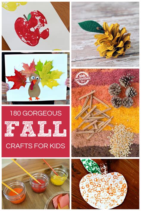 180 Gorgeous Fall Crafts Kids Activities