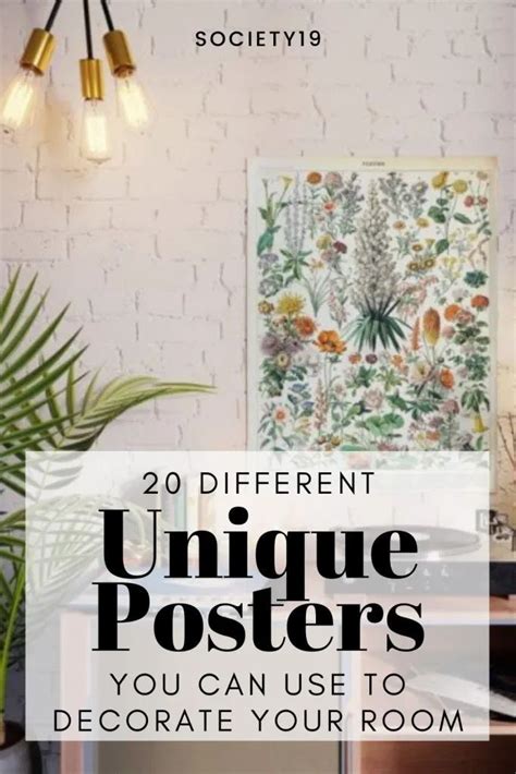20 Different Unique Posters You Can Use To Decorate Your Room Earths