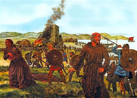 Today The Vikings Attacked Lindisfarne Of Northumbria Bavipower