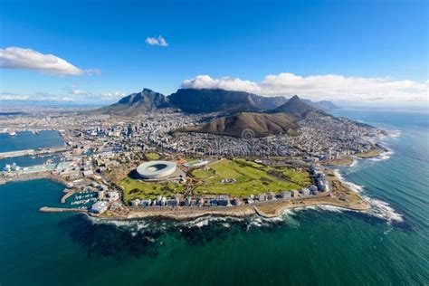 Cape Town Südafrika U X28 Luft Viewand X29 Stockbild Bild Von Reise