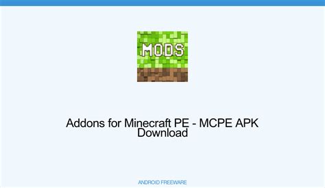 Addons For Minecraft Pe Mcpe Apk Download For Android Androidfreeware