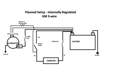 The car alternator has some circuitry inside it. 2 Wire Alternator Wiring Diagram | Wiring Diagram