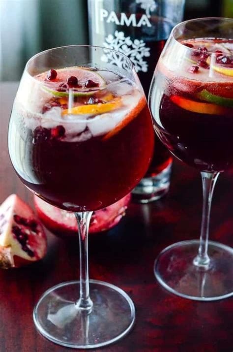 Pomegranate Summer Sangria The Crumby Kitchen