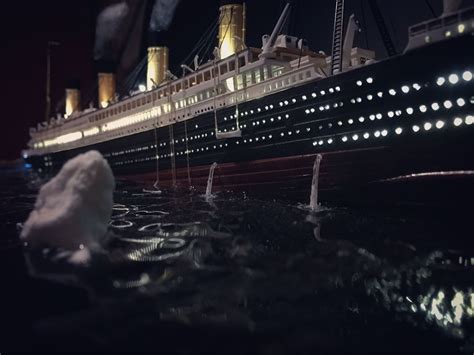 Titanic Sinking Diorama Titanic Model Rms Titanic Titanic Porn Sex
