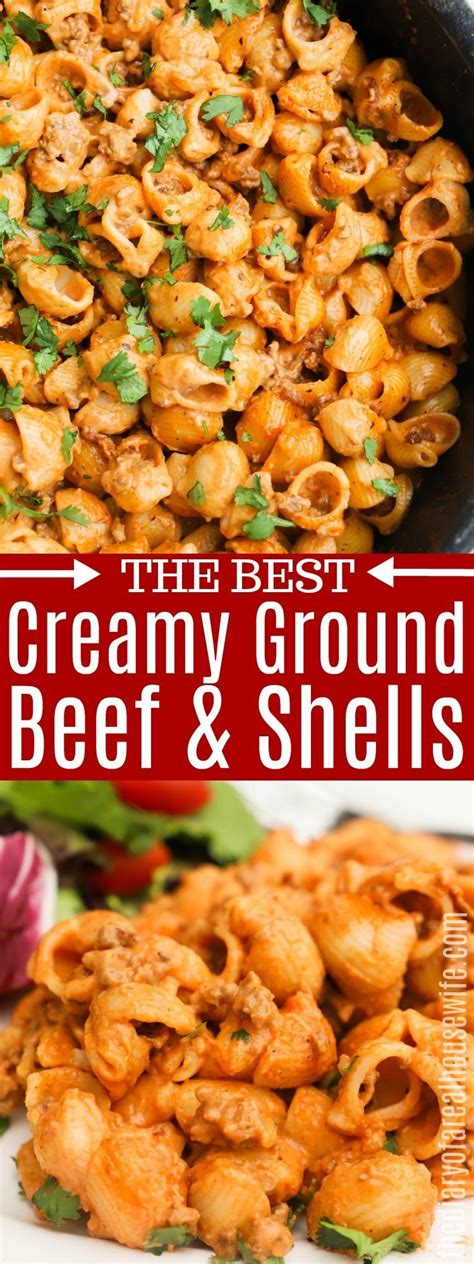 I love an easy dinner recipe. This Creamy Ground Beef and ...