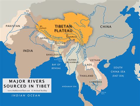 Brahmaputra River World Map